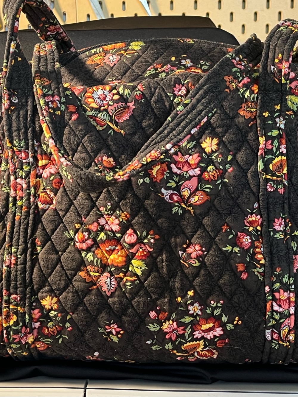 Vintage Vera Bradley  overnight Bag with Multicolor Floral Pattern
